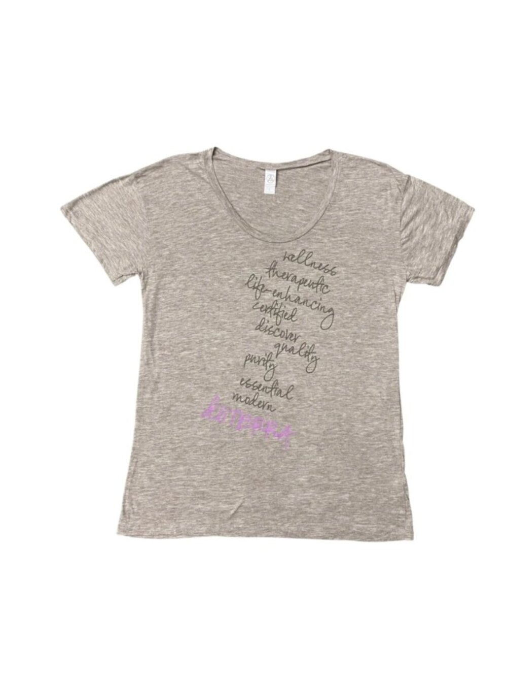 Official dōTERRA Inspire Womens Scoop Neck T-Shirt Size Large Wellness Graphic